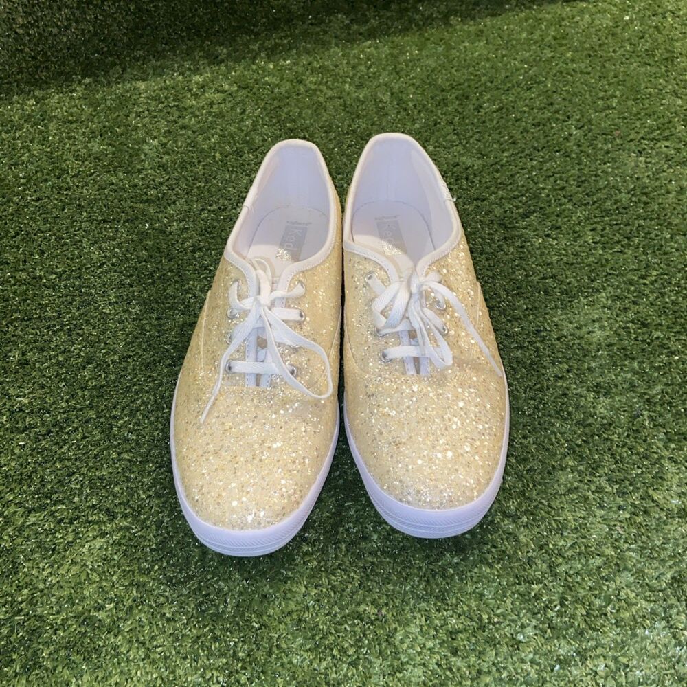 Keds Champion Glitter Women’s Sneakers Size 8.5 Gold Shoes